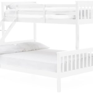 Vida Living Salix 3ft and 4ft 6in White Painted Bunk Bed