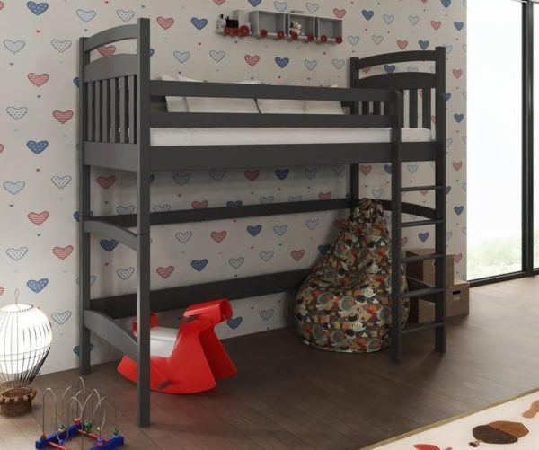 Tulare Graphite Wooden Bunk Bed